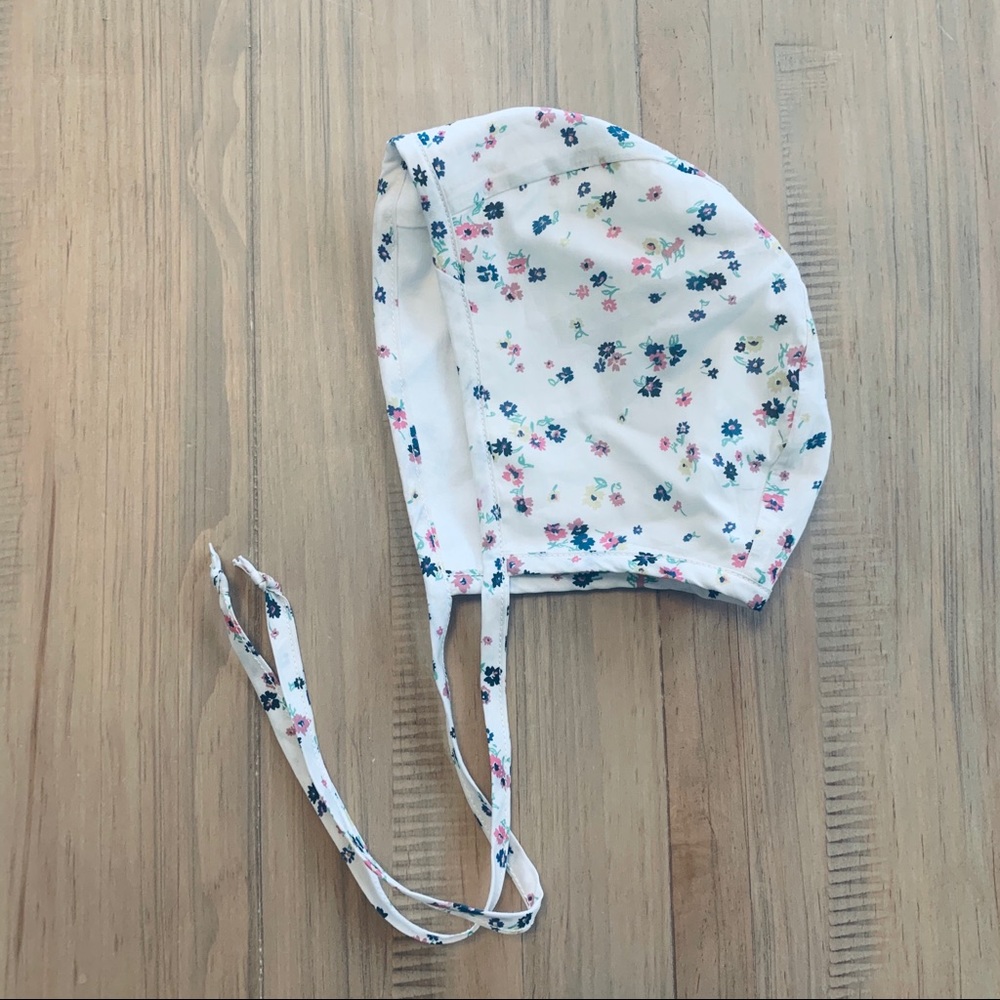Briar Cream Floral Bonnet Cottagecore